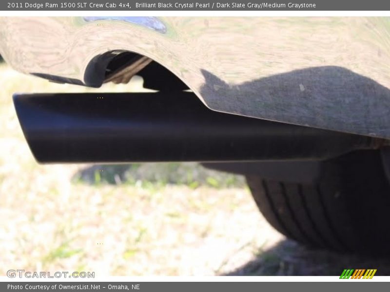 Brilliant Black Crystal Pearl / Dark Slate Gray/Medium Graystone 2011 Dodge Ram 1500 SLT Crew Cab 4x4