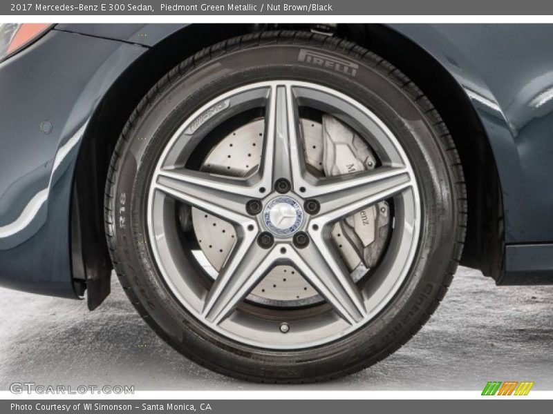 Piedmont Green Metallic / Nut Brown/Black 2017 Mercedes-Benz E 300 Sedan