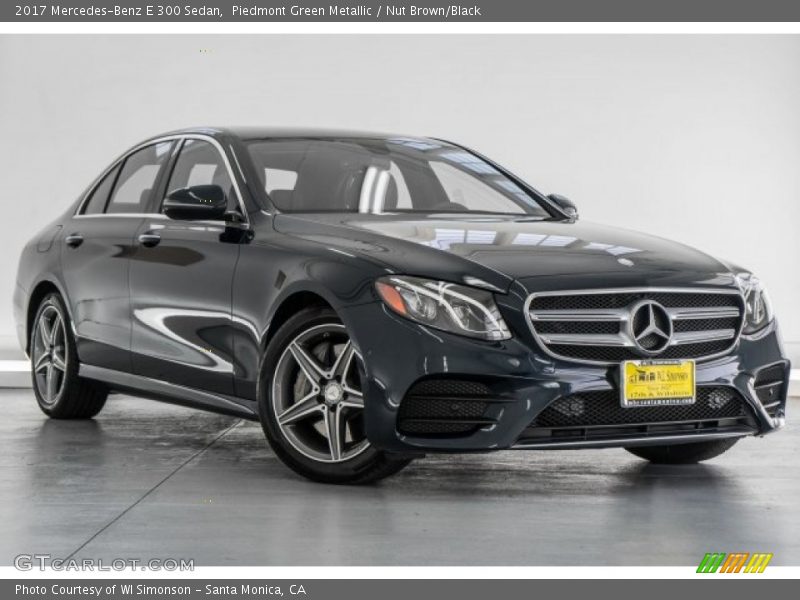 Piedmont Green Metallic / Nut Brown/Black 2017 Mercedes-Benz E 300 Sedan