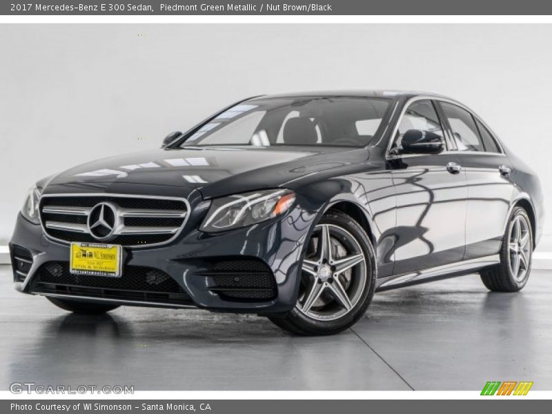 Piedmont Green Metallic / Nut Brown/Black 2017 Mercedes-Benz E 300 Sedan