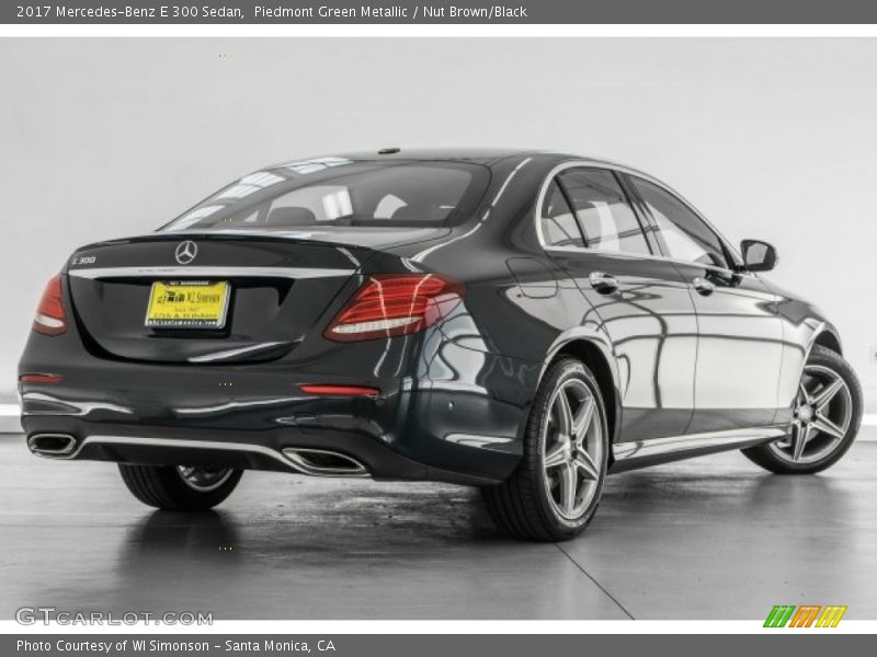 Piedmont Green Metallic / Nut Brown/Black 2017 Mercedes-Benz E 300 Sedan