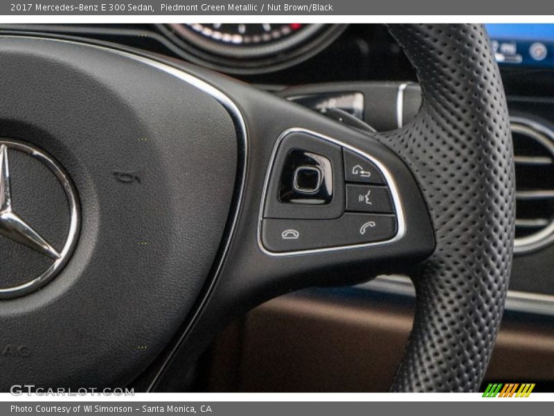 Piedmont Green Metallic / Nut Brown/Black 2017 Mercedes-Benz E 300 Sedan