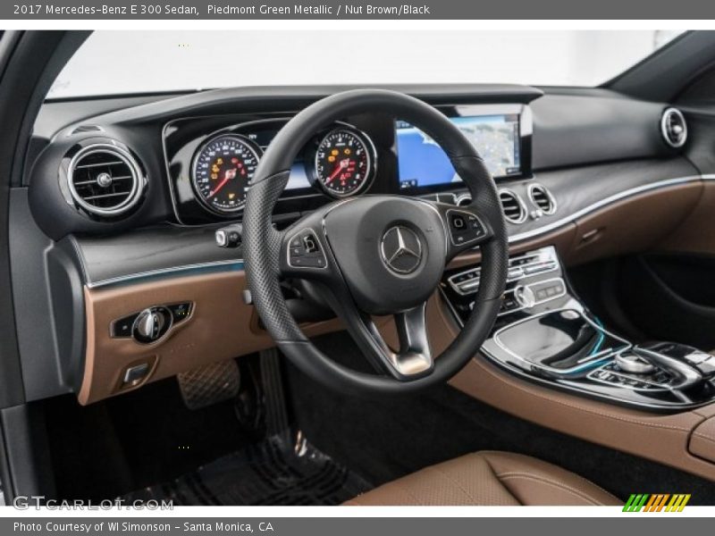 Piedmont Green Metallic / Nut Brown/Black 2017 Mercedes-Benz E 300 Sedan