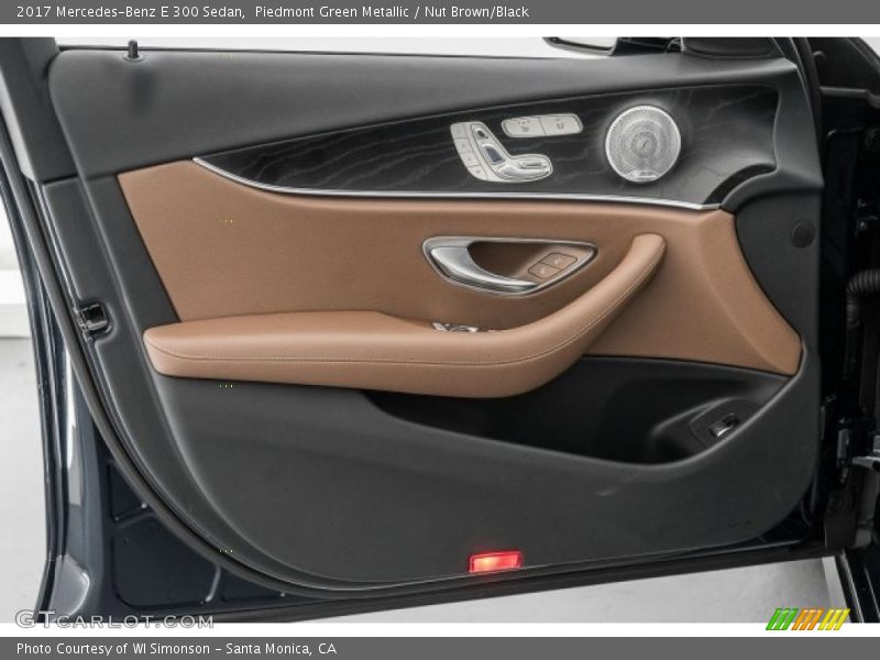 Piedmont Green Metallic / Nut Brown/Black 2017 Mercedes-Benz E 300 Sedan