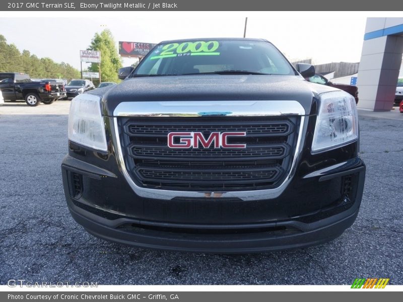 Ebony Twilight Metallic / Jet Black 2017 GMC Terrain SLE