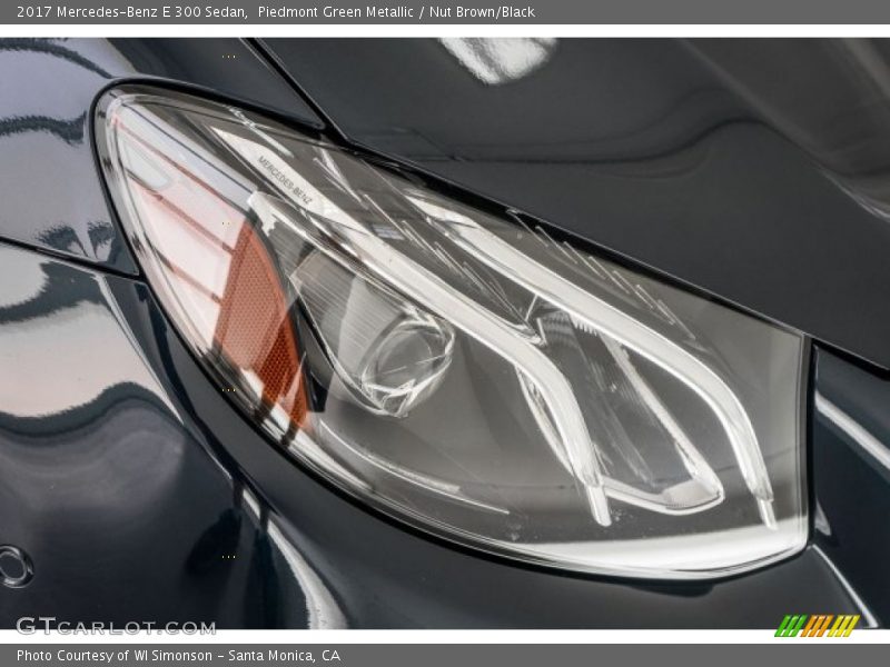 Piedmont Green Metallic / Nut Brown/Black 2017 Mercedes-Benz E 300 Sedan