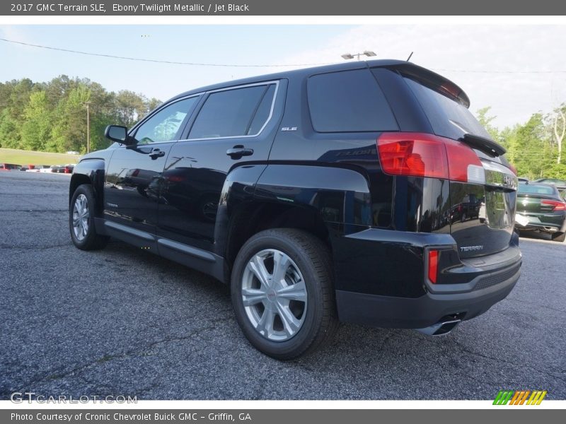 Ebony Twilight Metallic / Jet Black 2017 GMC Terrain SLE