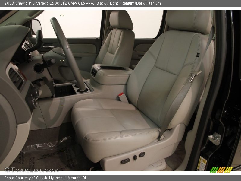  2013 Silverado 1500 LTZ Crew Cab 4x4 Light Titanium/Dark Titanium Interior