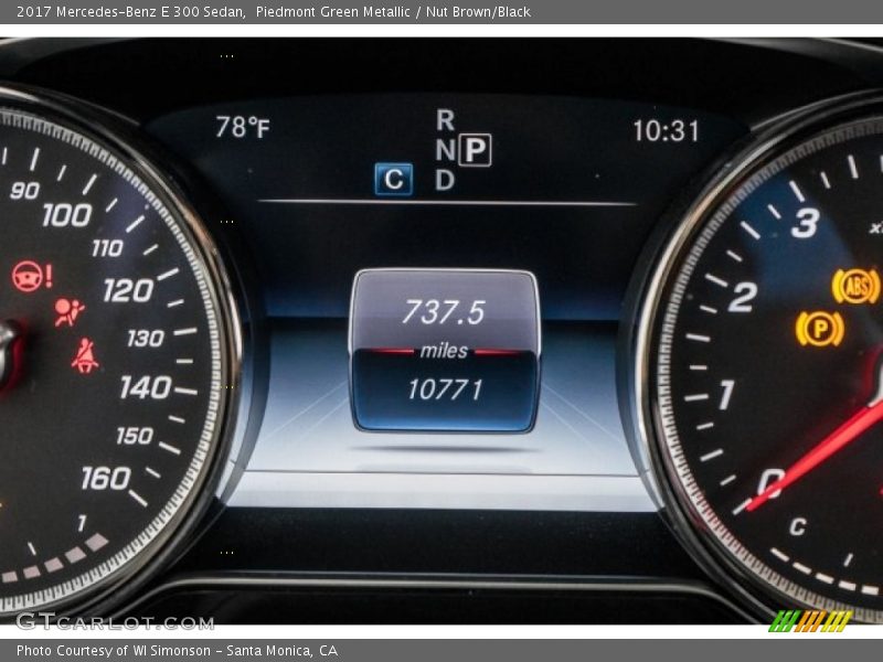Piedmont Green Metallic / Nut Brown/Black 2017 Mercedes-Benz E 300 Sedan
