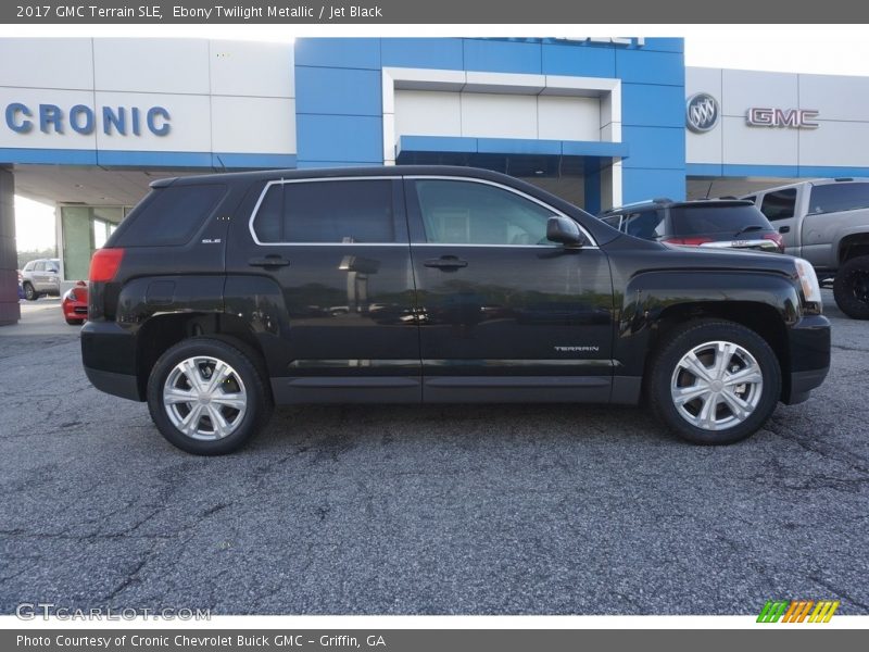Ebony Twilight Metallic / Jet Black 2017 GMC Terrain SLE