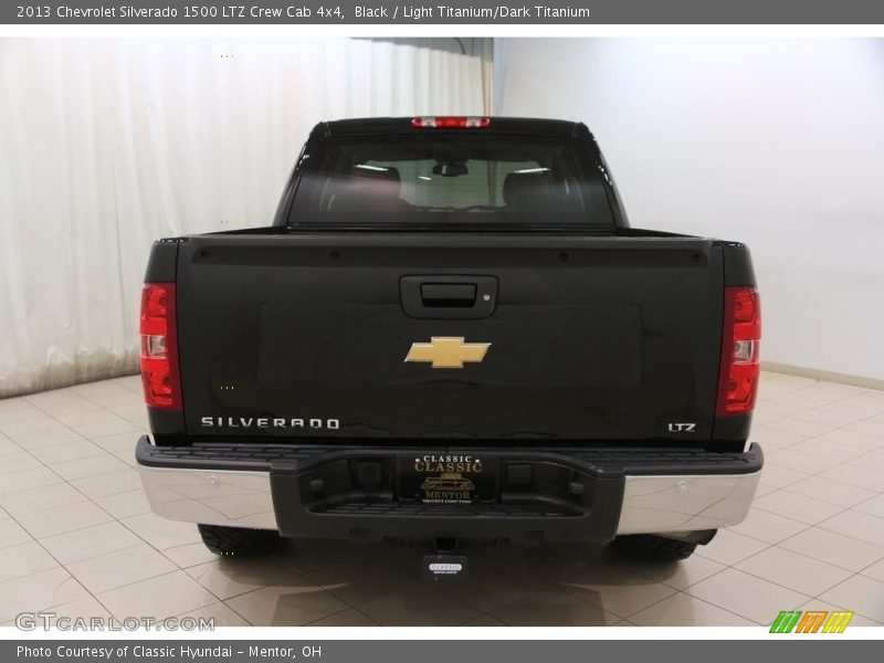 Black / Light Titanium/Dark Titanium 2013 Chevrolet Silverado 1500 LTZ Crew Cab 4x4