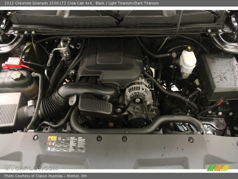 Black / Light Titanium/Dark Titanium 2013 Chevrolet Silverado 1500 LTZ Crew Cab 4x4