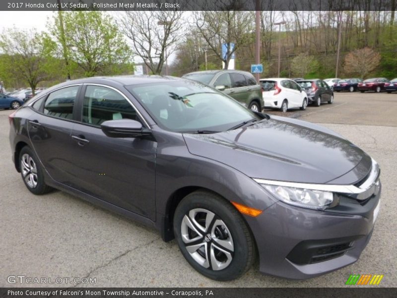 Front 3/4 View of 2017 Civic LX Sedan