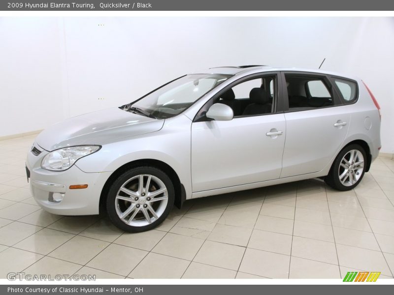 Quicksilver / Black 2009 Hyundai Elantra Touring