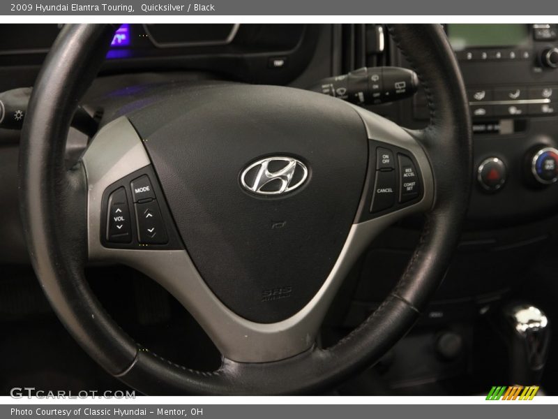 Quicksilver / Black 2009 Hyundai Elantra Touring