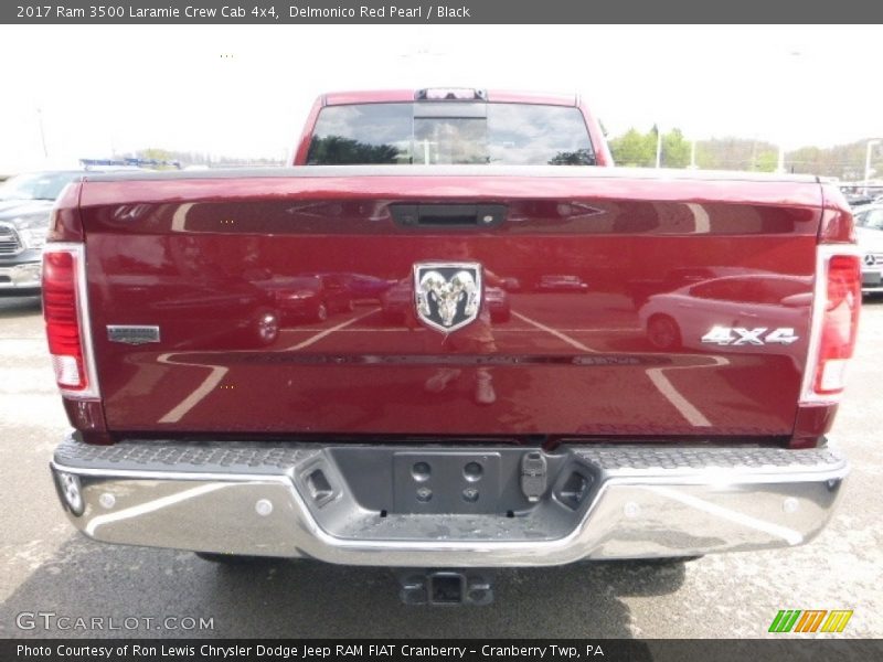 Delmonico Red Pearl / Black 2017 Ram 3500 Laramie Crew Cab 4x4