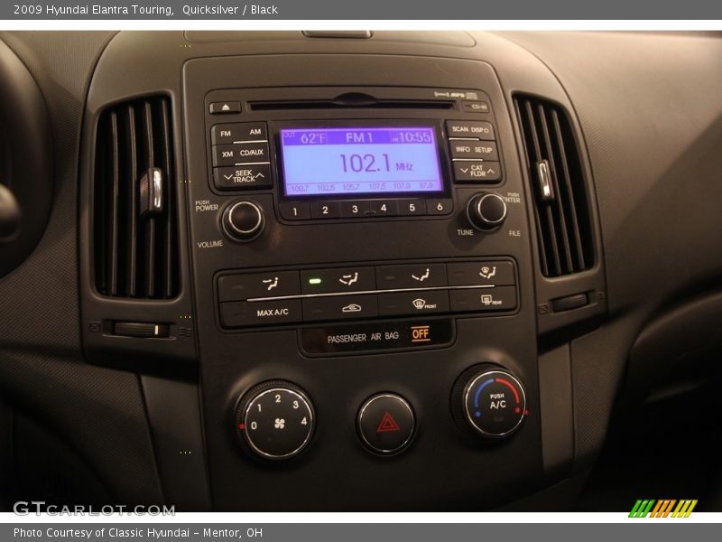 Quicksilver / Black 2009 Hyundai Elantra Touring