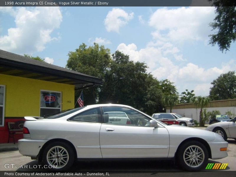 Vogue Silver Metallic / Ebony 1998 Acura Integra GS Coupe