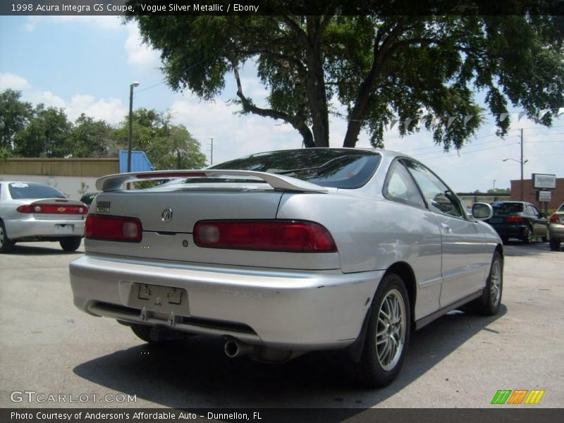 Vogue Silver Metallic / Ebony 1998 Acura Integra GS Coupe