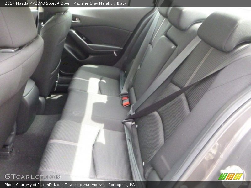 Machine Gray Metallic / Black 2017 Mazda MAZDA3 Sport 4 Door