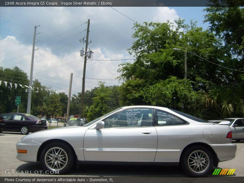 Vogue Silver Metallic / Ebony 1998 Acura Integra GS Coupe