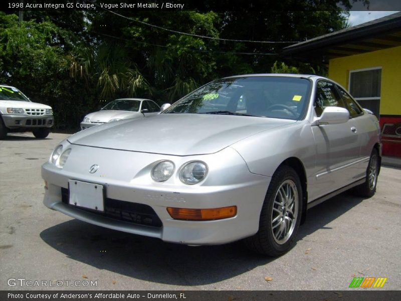 Vogue Silver Metallic / Ebony 1998 Acura Integra GS Coupe