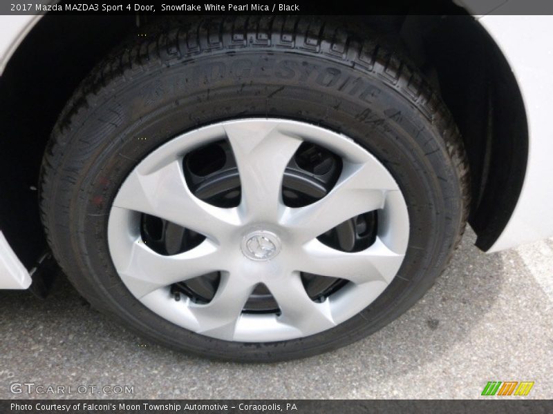 Snowflake White Pearl Mica / Black 2017 Mazda MAZDA3 Sport 4 Door
