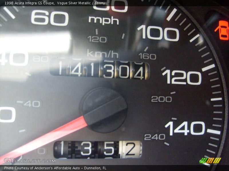 Vogue Silver Metallic / Ebony 1998 Acura Integra GS Coupe