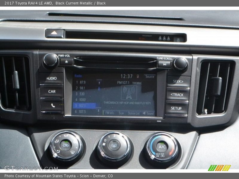 Black Current Metallic / Black 2017 Toyota RAV4 LE AWD
