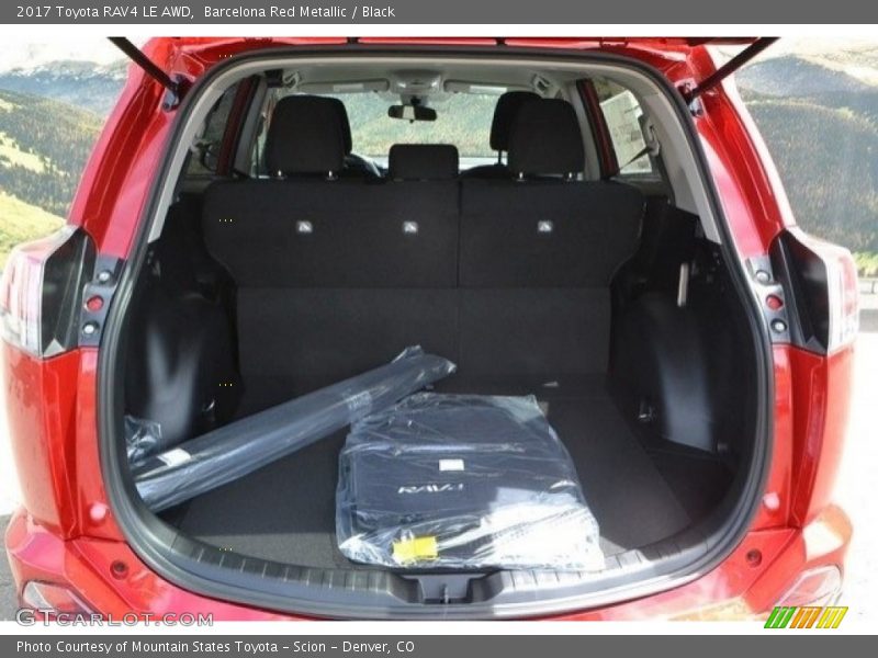 Barcelona Red Metallic / Black 2017 Toyota RAV4 LE AWD