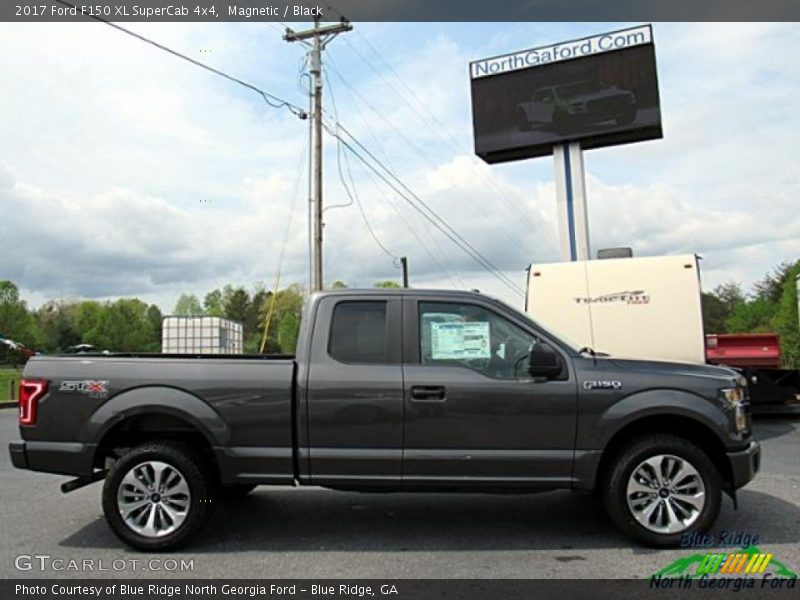 Magnetic / Black 2017 Ford F150 XL SuperCab 4x4