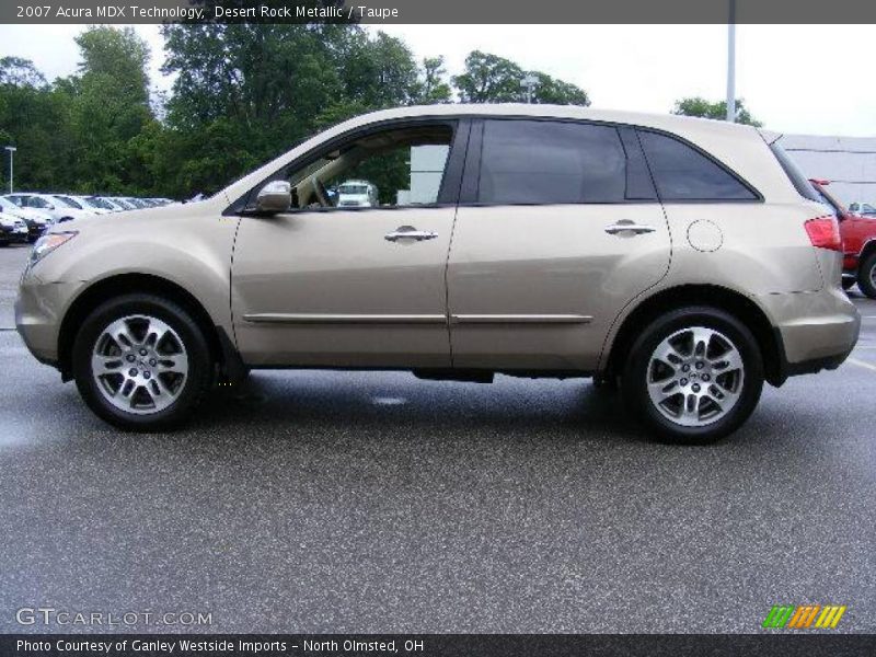 Desert Rock Metallic / Taupe 2007 Acura MDX Technology