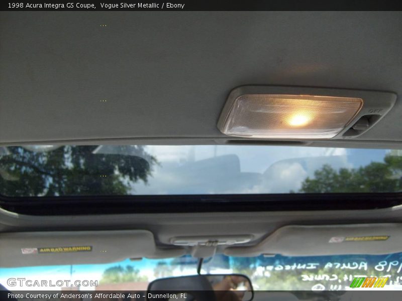 Vogue Silver Metallic / Ebony 1998 Acura Integra GS Coupe
