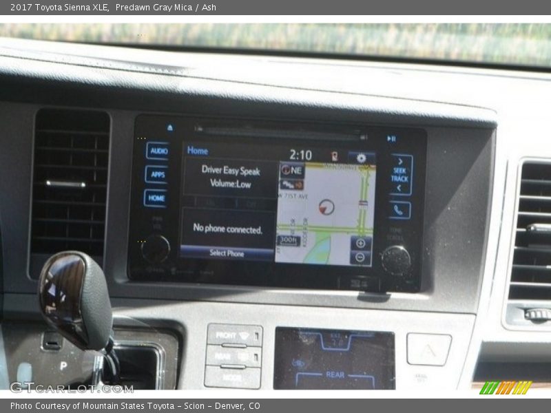 Predawn Gray Mica / Ash 2017 Toyota Sienna XLE