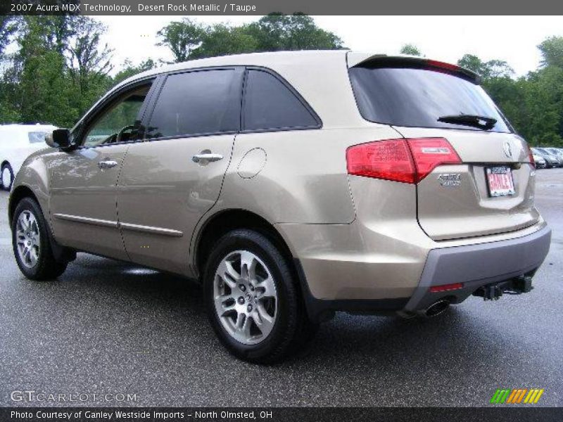 Desert Rock Metallic / Taupe 2007 Acura MDX Technology