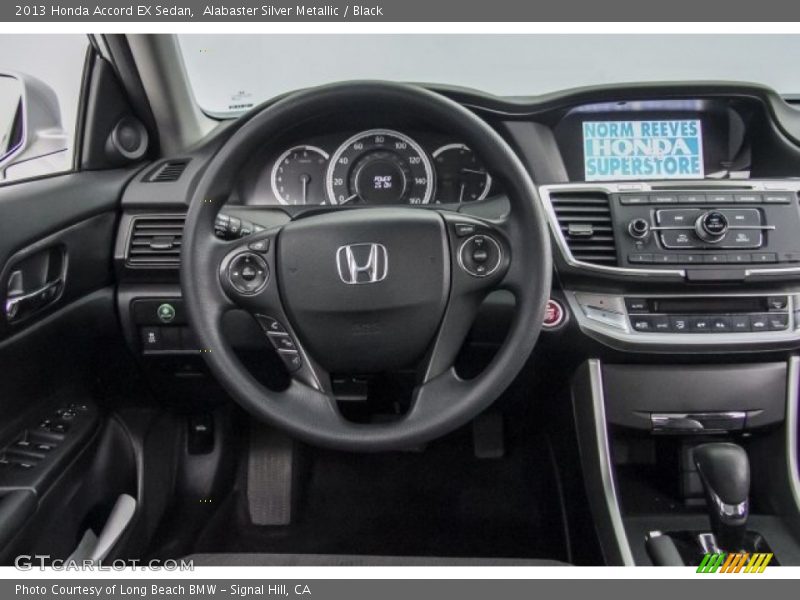 Alabaster Silver Metallic / Black 2013 Honda Accord EX Sedan