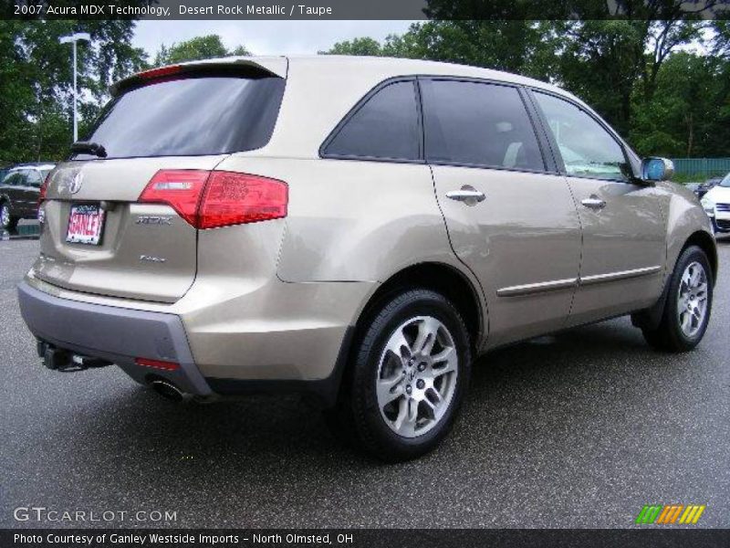 Desert Rock Metallic / Taupe 2007 Acura MDX Technology