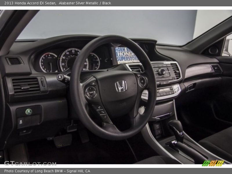 Alabaster Silver Metallic / Black 2013 Honda Accord EX Sedan