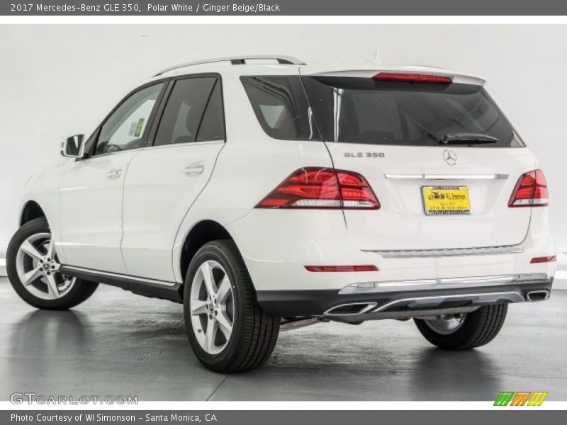 Polar White / Ginger Beige/Black 2017 Mercedes-Benz GLE 350