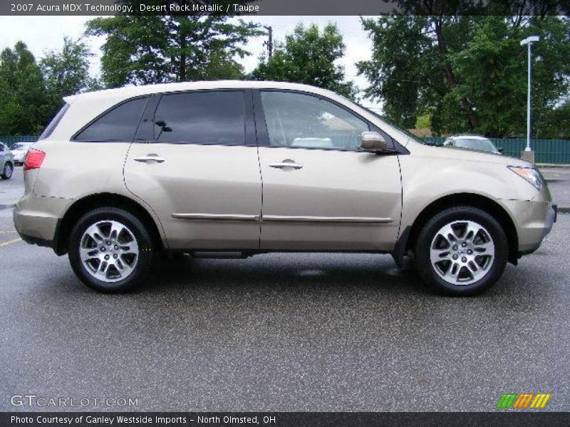Desert Rock Metallic / Taupe 2007 Acura MDX Technology