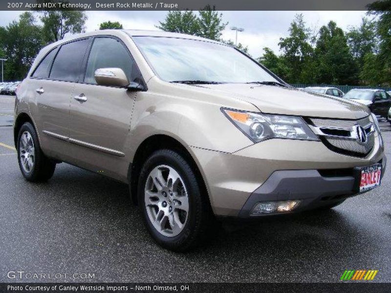 Desert Rock Metallic / Taupe 2007 Acura MDX Technology