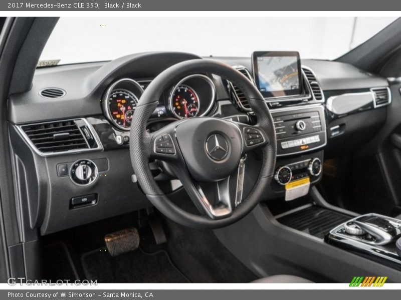 Black / Black 2017 Mercedes-Benz GLE 350