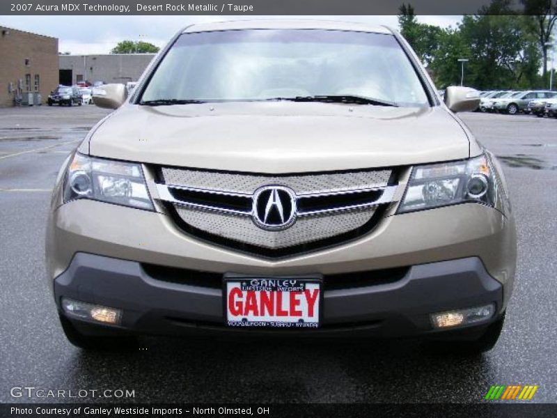 Desert Rock Metallic / Taupe 2007 Acura MDX Technology