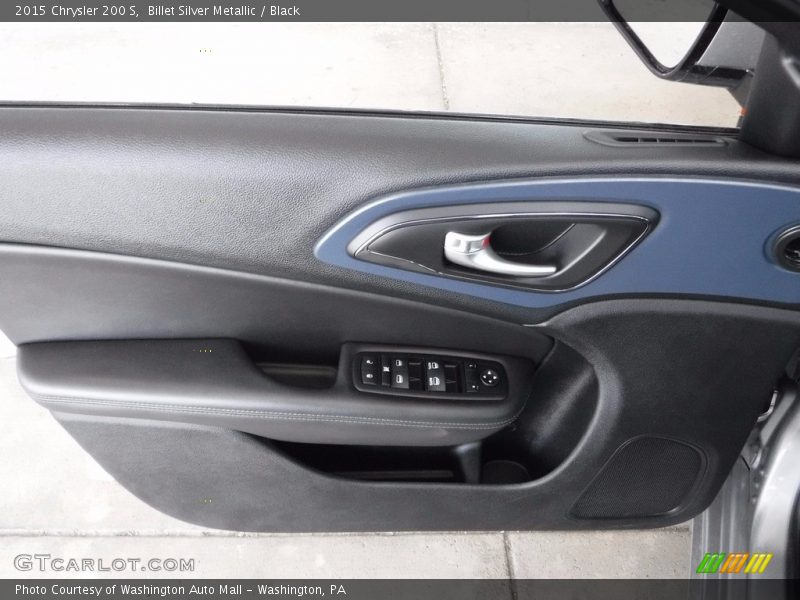 Billet Silver Metallic / Black 2015 Chrysler 200 S