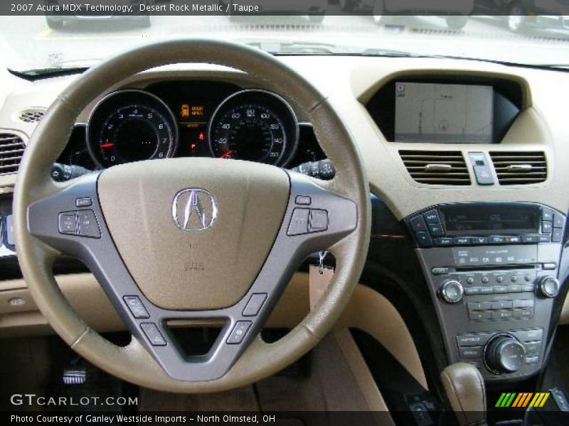 Desert Rock Metallic / Taupe 2007 Acura MDX Technology