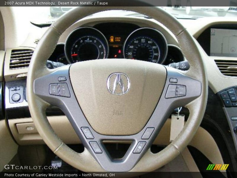 Desert Rock Metallic / Taupe 2007 Acura MDX Technology