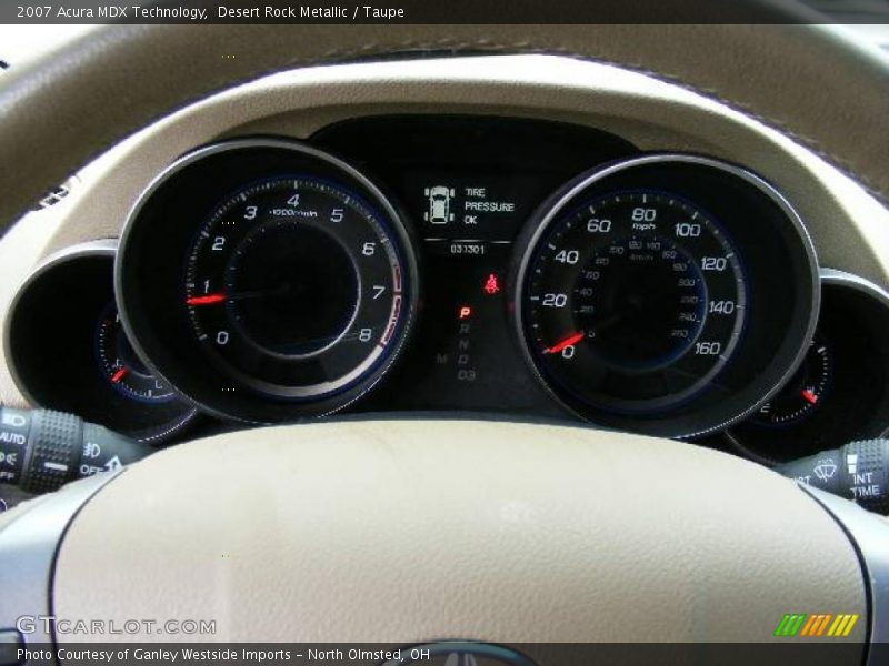 Desert Rock Metallic / Taupe 2007 Acura MDX Technology