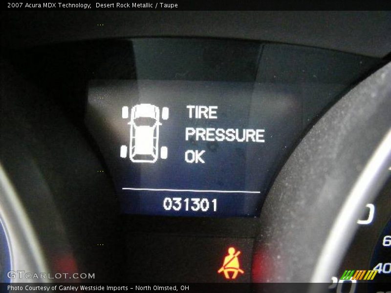 Desert Rock Metallic / Taupe 2007 Acura MDX Technology