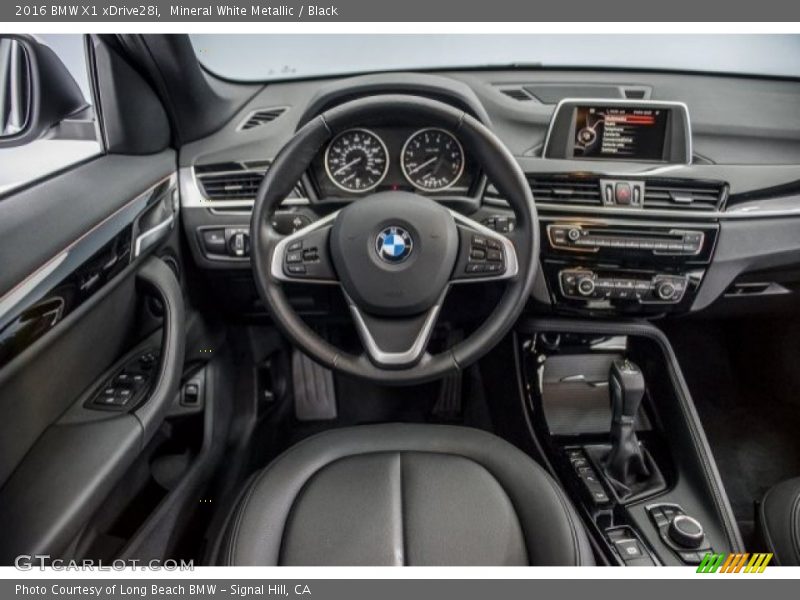 Mineral White Metallic / Black 2016 BMW X1 xDrive28i