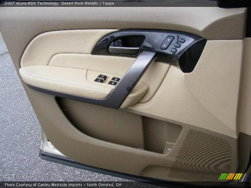 Desert Rock Metallic / Taupe 2007 Acura MDX Technology